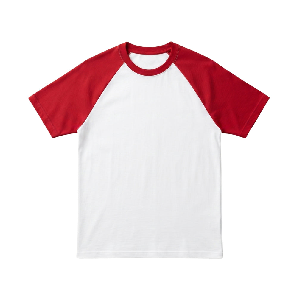 The Classic Raglan - Crimson Red
