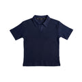 The Waffle Polo - Deep Navy